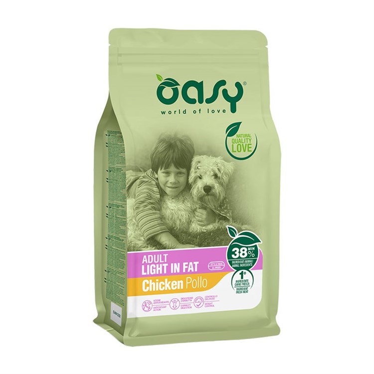 Oasy Dog Adult Light In Fat Pollo 12 kg