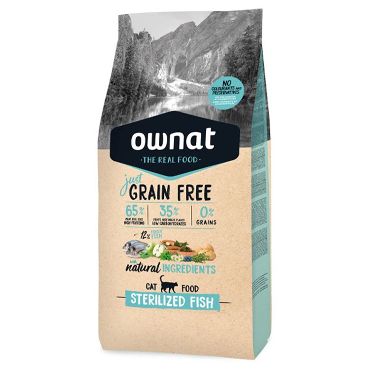 Just Grain Free Sterilized Cat Pesce