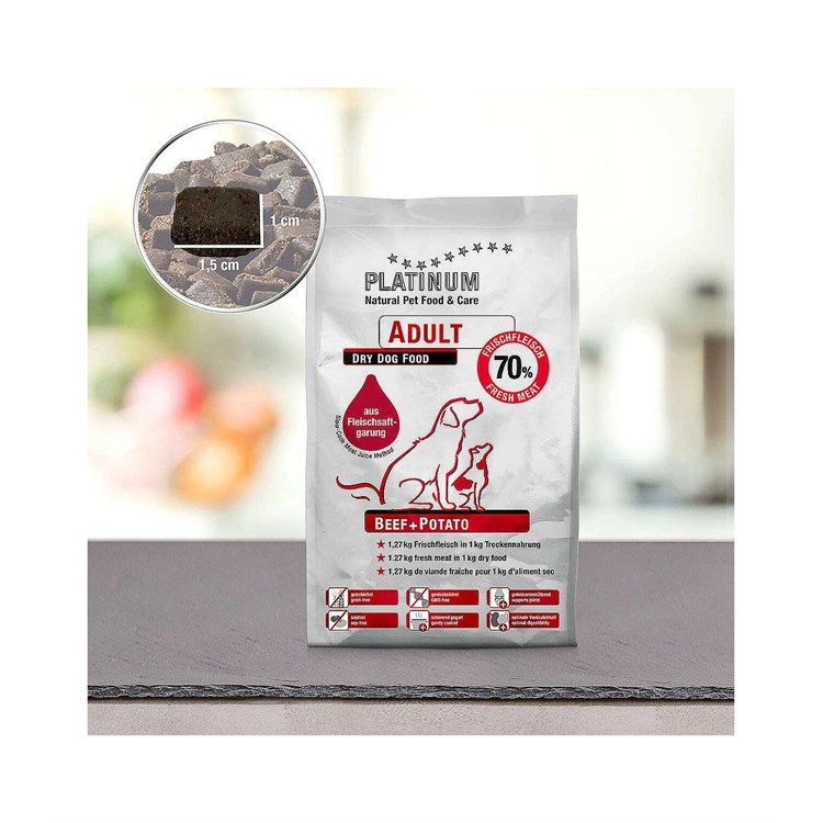 Platinum cane adult manzo e patate 5 kg