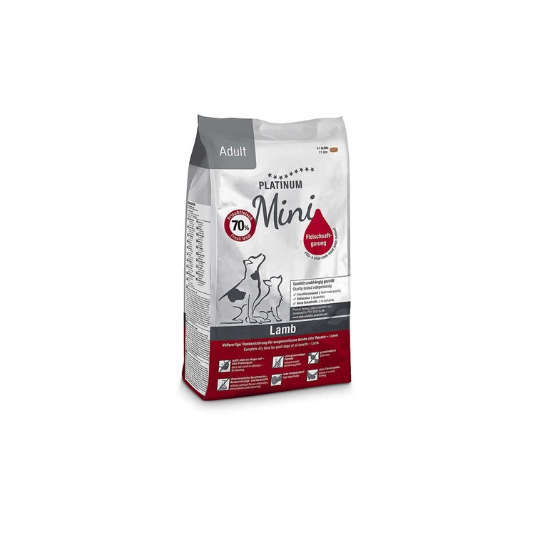 Platinum cane adult mini agnello 900 gr