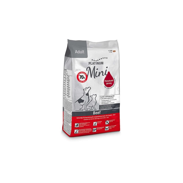 Platinum cane adult mini manzo 900 gr