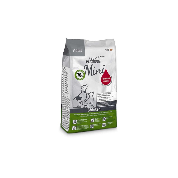 Platinum cane adult mini pollo 900 gr