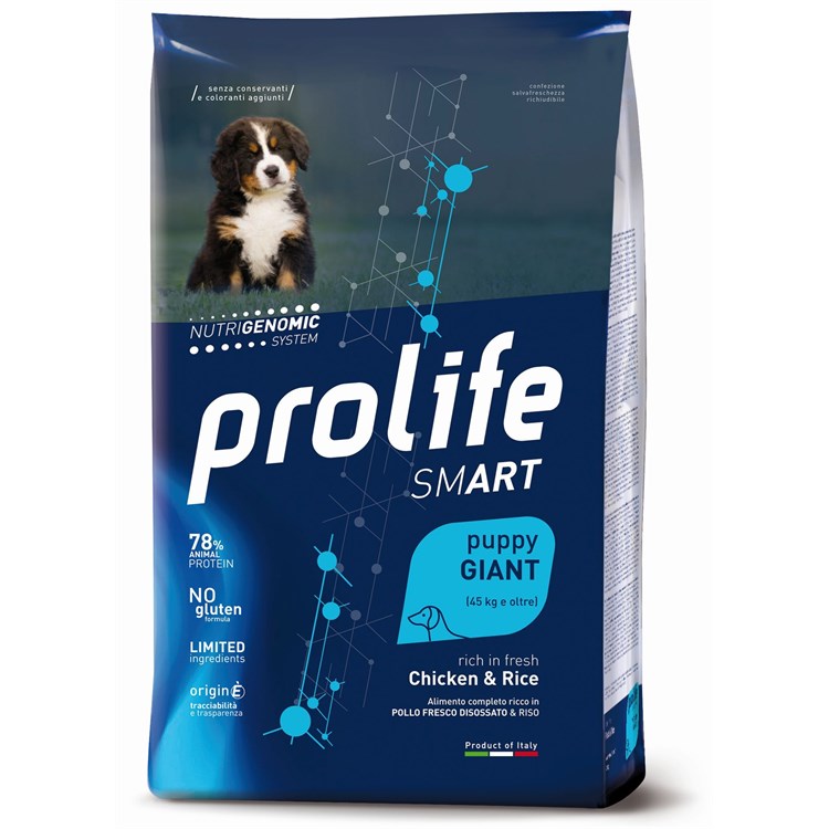 Prolife Dog Smart Puppy Giant Pollo e Riso 10 kg (Chicken Rice)