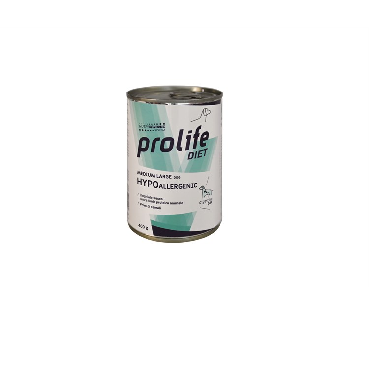Prolife Dog Veterinary Hypoallergenic Cinghiale 400 gr Umido