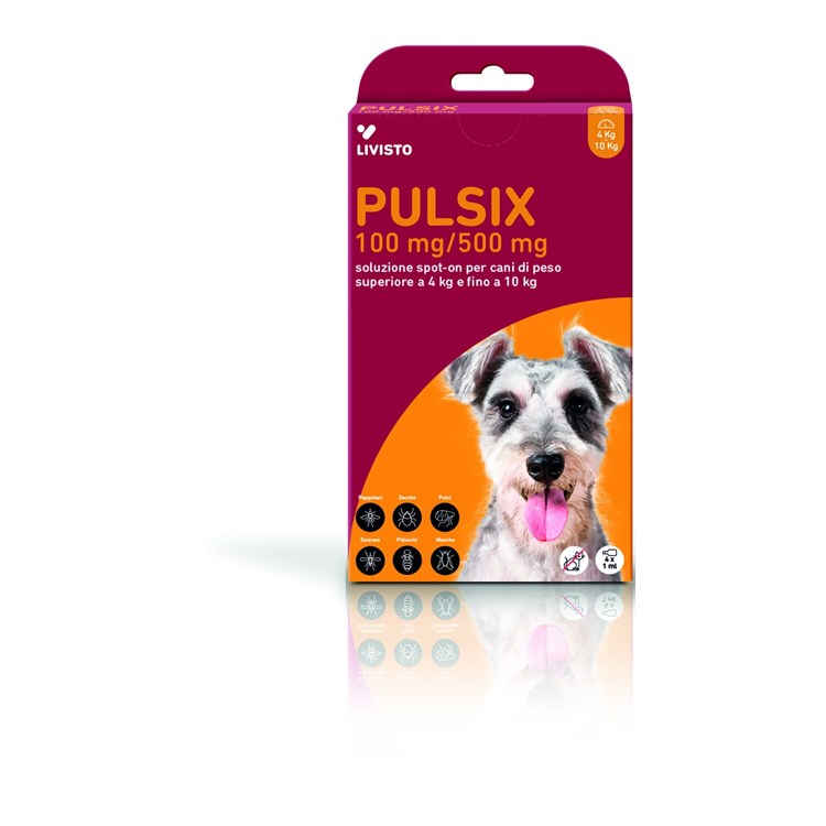 Pulsix spot on 4 pipette cani da 4 fino a 10 kg