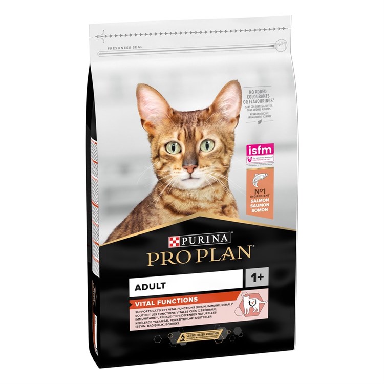 Purina Pro Plan Adult Vital Functions Salmone 10 kg per Gatti Adulti