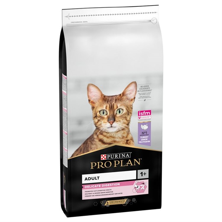 Purina Pro Plan Delicate Digestion Tacchino 10 kg Crocchette Gatti