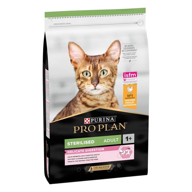 Purina Pro Plan Digestion Sterilised Pollo 10 kg per Gatti Sterilizzati