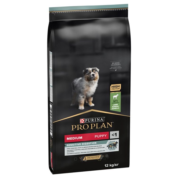 Purina Pro Plan Puppy Medium Digestion Agnello e Riso 12 Kg