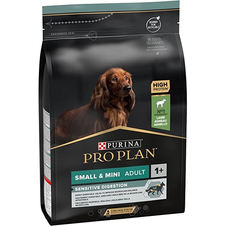 Purina Pro Plan Small Mini Adult Digestion Agnello 3 Kg Crocchette Cane