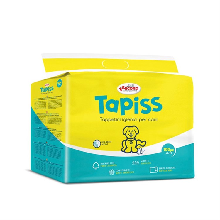 Record Tapiss 200 Tappetini Assorbenti Per Cani 60 x 90