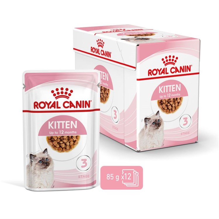 Royal Canin Kitten Gravy 85 gr In Salsa Per Gatti