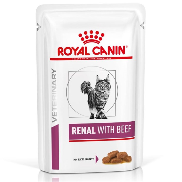 Royal Canin Renal Beef Manzo 85 gr Busta Umido Gatto