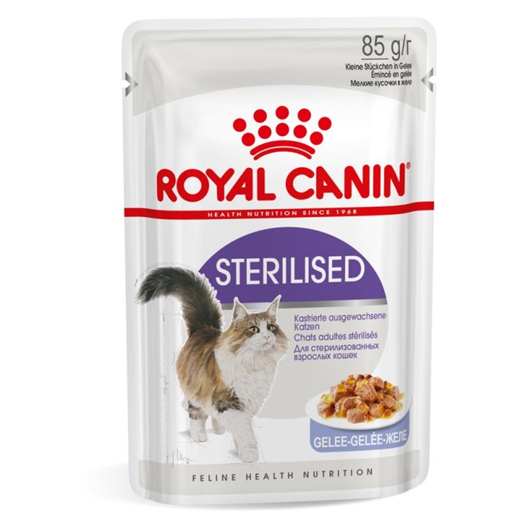 Royal Canin Sterilised Jelly 85 gr In Gelatina Cibo per gatto sterilizzato
