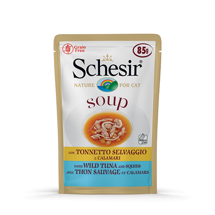 Soup con Tonnetto Selvaggio e Calamari