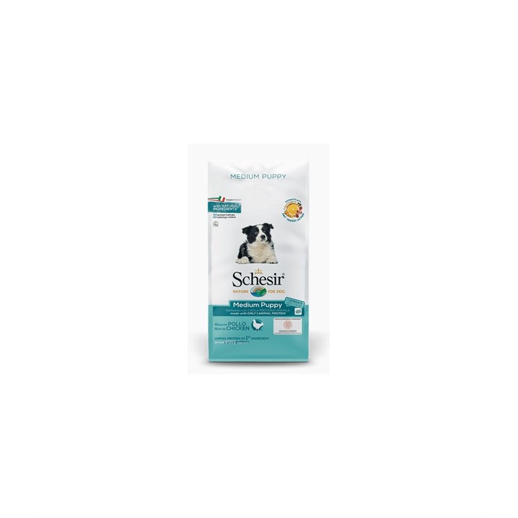 SCHESIR DOG MEDIUM PUPPY CHICKEN 12 KG