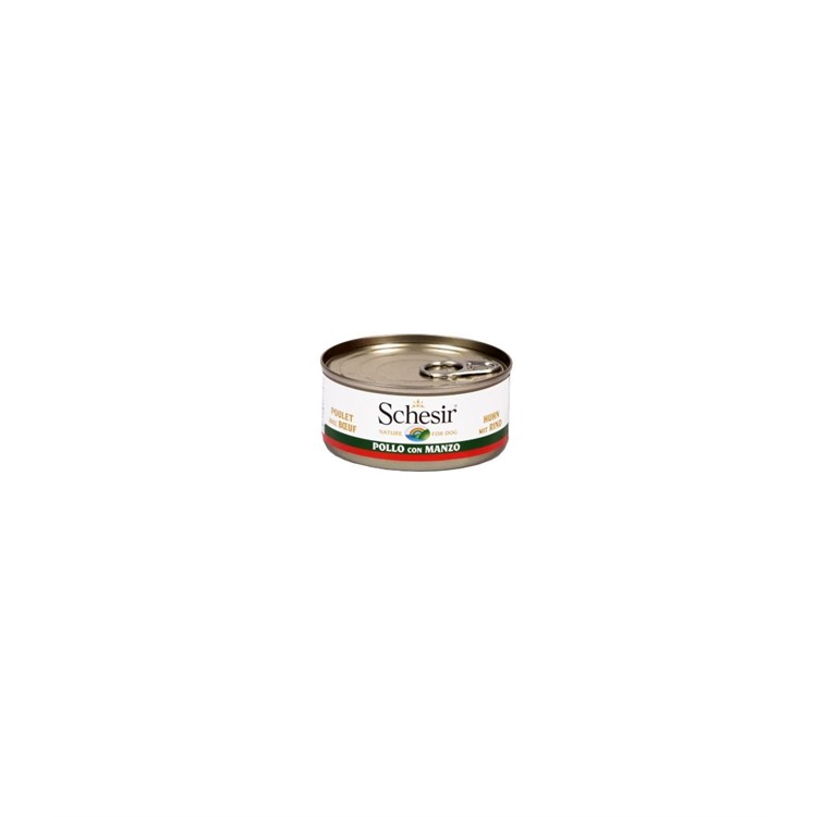 SCHESIR DOG POLLO MANZO 150 GR