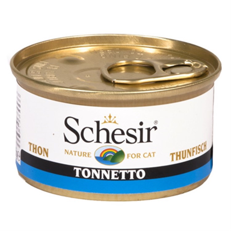 Schesir Gelatina Tonnetto 85 gr Scatoletta Per Gatti