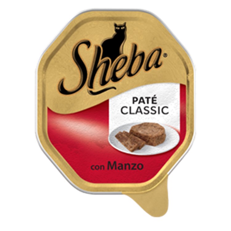 Sheba Pate' 85 gr Pate' Classic Manzo