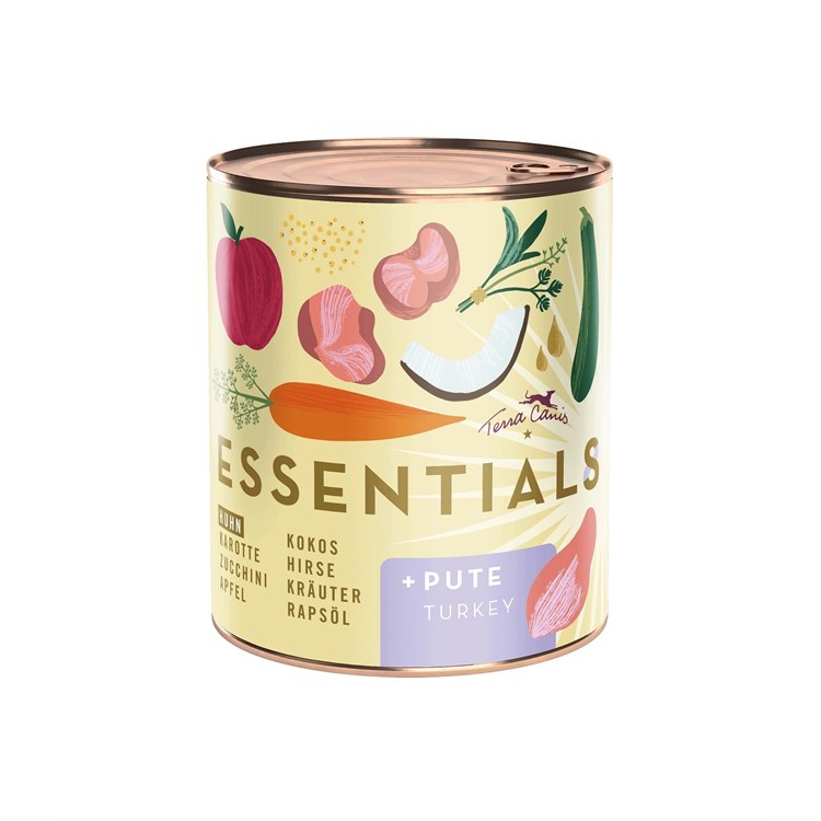 Terra Canis Essential 8 Pollo e Tacchino 385 gr