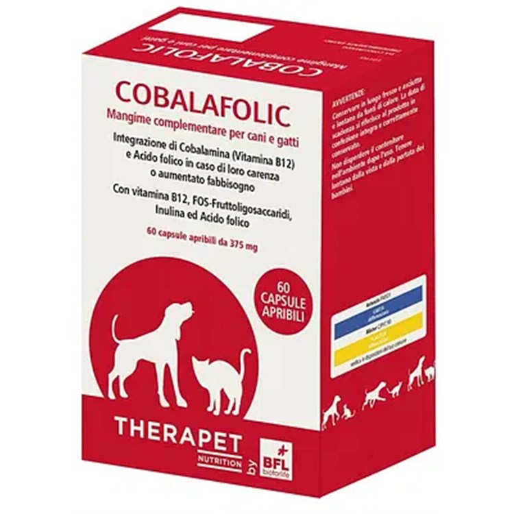 Therapet Cobalafolic 60 Capsule Per Cani e Gatti - ex cobalaplex