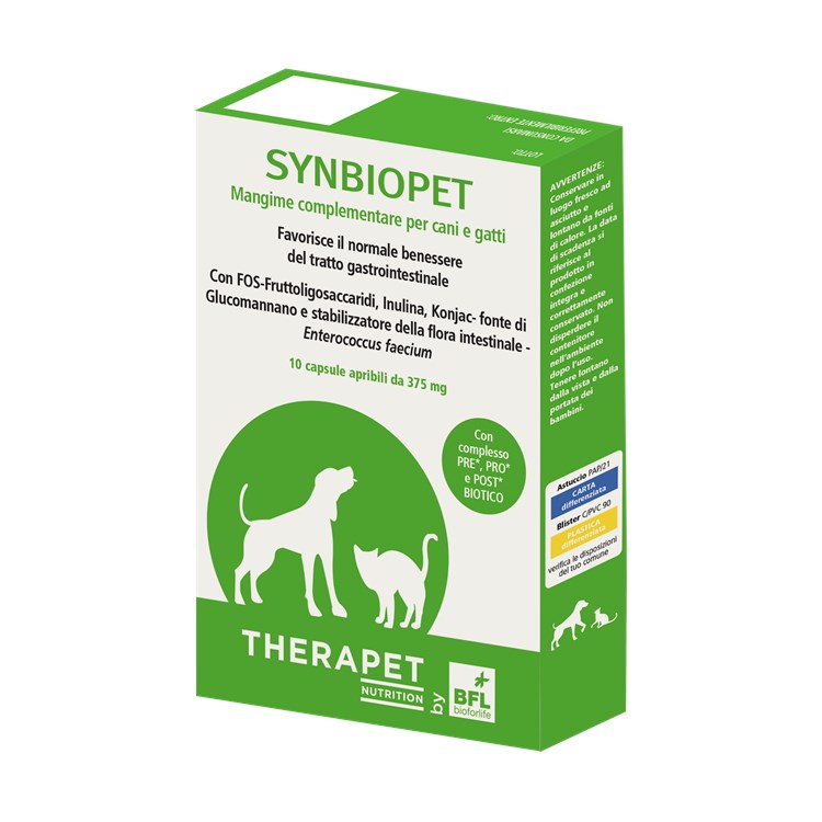 Therapet Synbiopet 10 Capsule Apribili ex Synbiotic D C