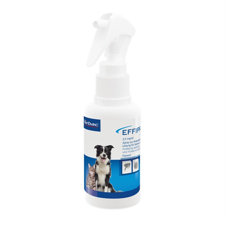 Virbac Effipro Spray 100 ml Antiparassitario Per Cani e Gatti