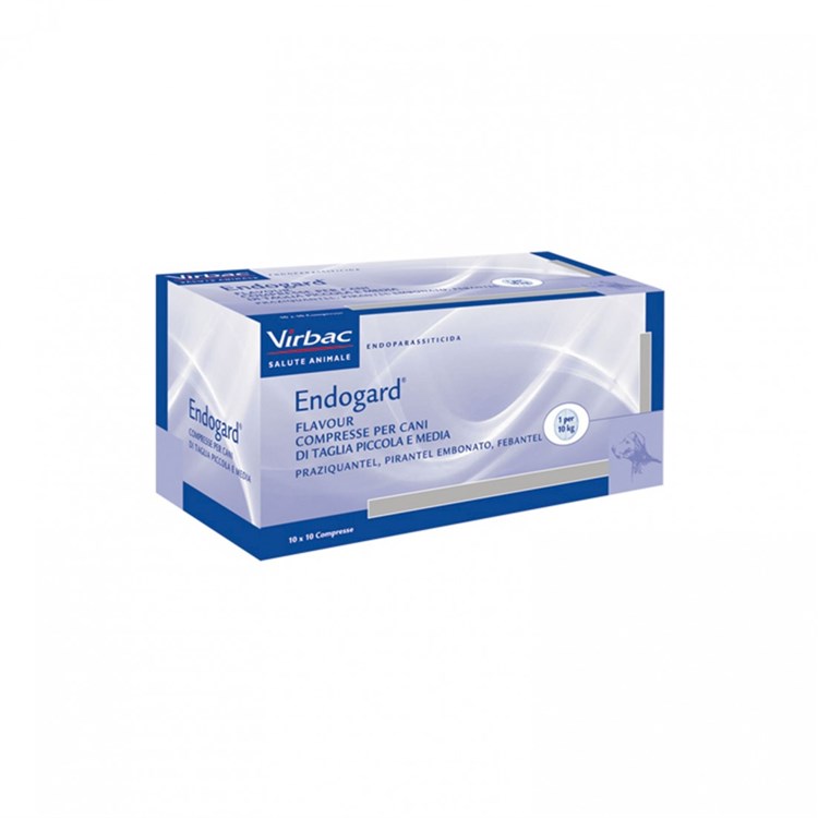 Virbac Endogard Flavour 100 Compresse Appetibili Antiparassitarie Per Cani