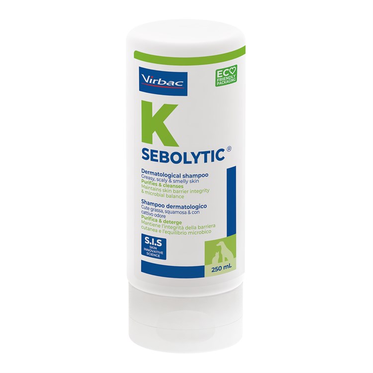 Virbac Sebolytic Shampoo 200 ml Per Cute Secca Cani e Gatti